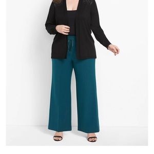 Lane Bryant Perfect Drape High-Rise Pull-On Wide Leg Pant